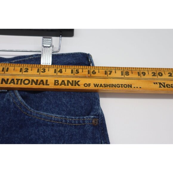 Lee High-Waisted Vintage Blue Denim Jeans With Classic Fit & Straight Leg Sz 35 - Picture 3 of 9